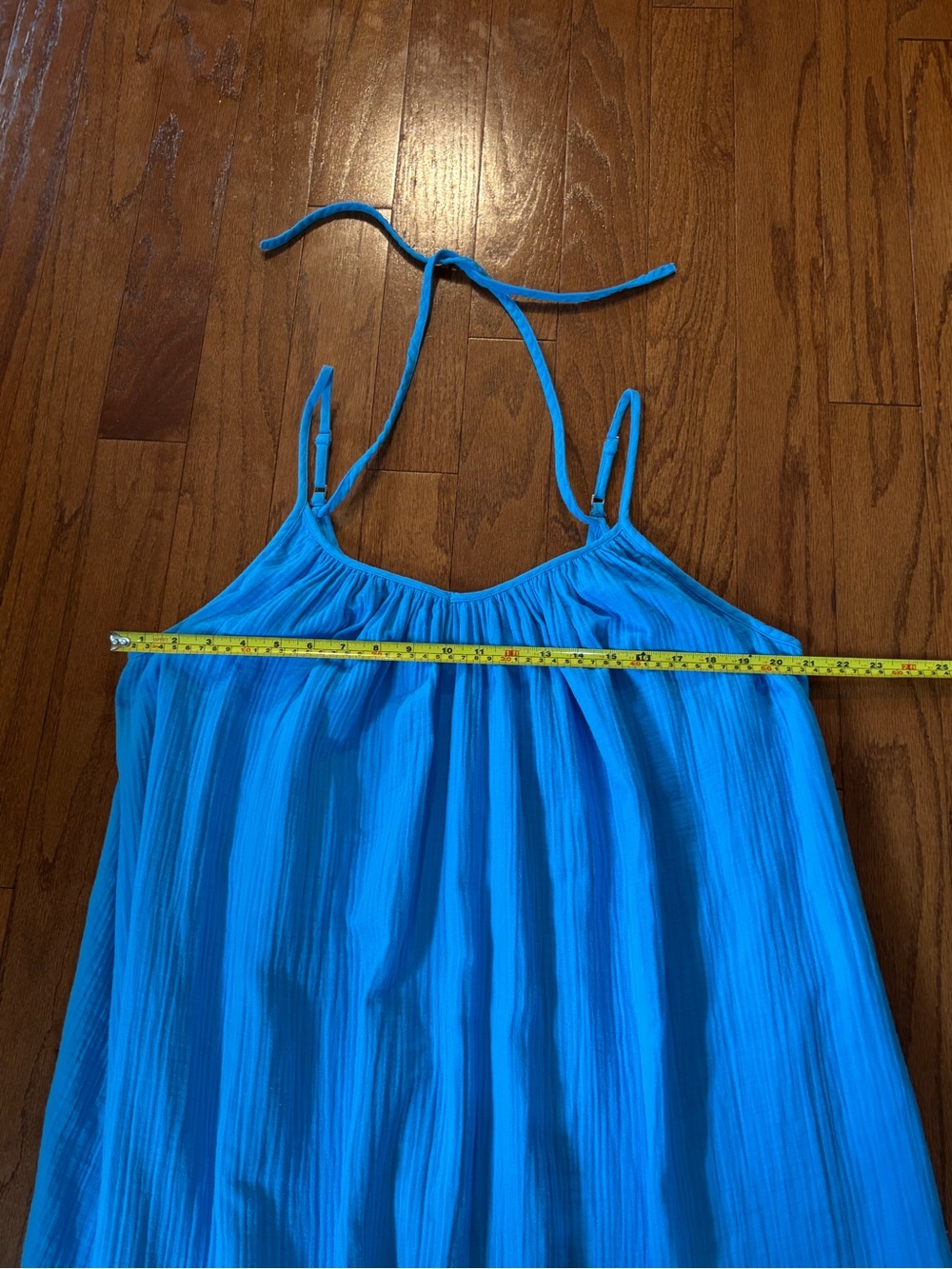 GAP Maxi Dress-Cotton Sky Blue-XXL - Picture 5 of 9